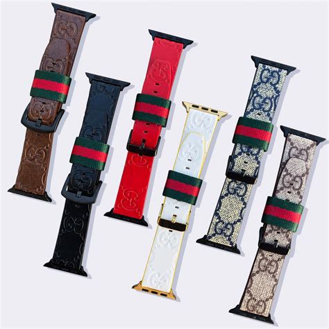 gucci apple band watch|Gucci Apple Watch band real.